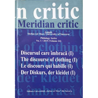 MERIDIAN CRITIC VOL.1 DISCURSUL CARE IMBRACA