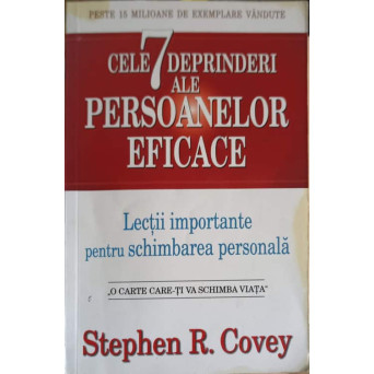 CELE 7 DEPRINDERI ALE PERSOANELOR EFICACE