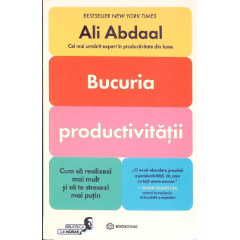 BUCURIA PRODUCTIVITATII. CUM SA REALIZEZI MAI MULT SI SA TE STRESEZI MAI PUTIN