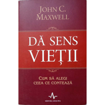 DA SENS VIETII. CUM SA ALEGI CEEA CE CONTEAZA