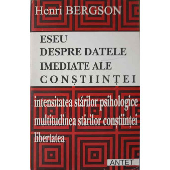 ESEU DESPRE DATELE IMEDIATE ALE CONSTIINTEI