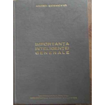 IMPORTANTA INTELIGENTEI GENERALE
