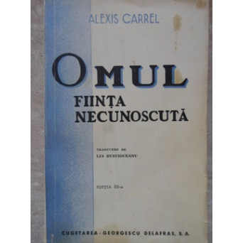 OMUL FIINTA NECUNOSCUTA