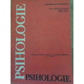PSIHOLOGIE, MANUAL PENTRU CLASA A X-A