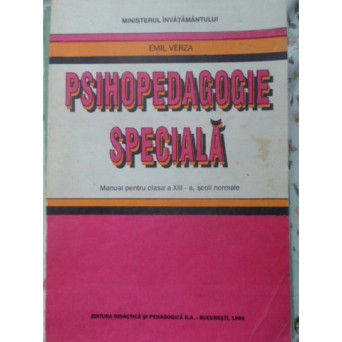 PSIHOPEDAGOGIE SPECIALA