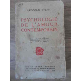 PSYCHOLOGIE DE L'AMOUR CONTEMPORAIN