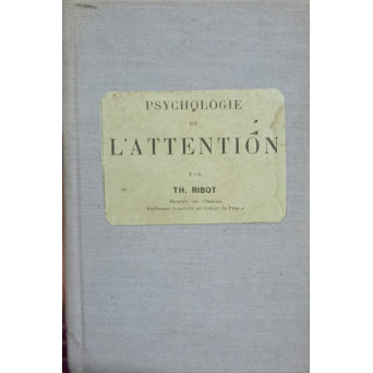 PSYCHOLOGIE DE L'ATTENTION