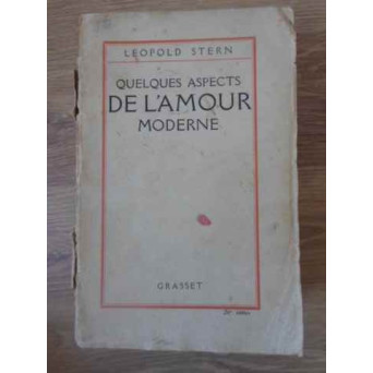 QUELQUES ASPECTS DE L'AMOUR MODERNE