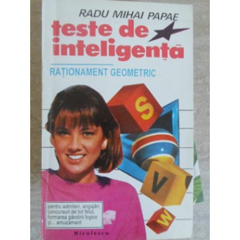 TESTE DE INTELIGENTA. RATIONAMENT GEOMETRIC