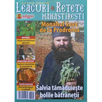 LEACURI & RETETE MANASTIRESTI. SALVIA TAMADUIESTE BOLILE BATRANETII