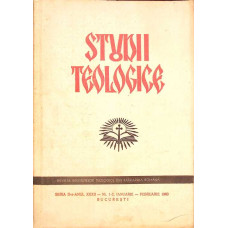 STUDII TEOLOGICE NR.1-2 IANUARIE-DECEMBRIE 1980