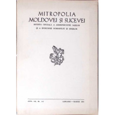 MITROPOLIA MOLDOVEI SI SUCEVEI. REVISTA OFICIALA A ARHIEPISCOPIEI IASILOR SI A EPISCOPIEI ROMANULUI SI HUSILOR, ANUL LX, NR.1-3 IANUARIE-MARTIE 1984 MITROPOLIA MOLDOVEI SI SUCEVEI. REVISTA OFICIALA A ARHIEPISCOPIEI IASILOR SI A EPISCOPIEI ROMANULUI SI HUSILOR, ANUL LX, NR.1-3 IANUARIE-MARTIE 1984