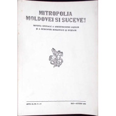 MITROPOLIA MOLDOVEI SI SUCEVEI. REVISTA OFICIALA A ARHIEPISCOPIEI IASILOR SI A EPISCOPIEI ROMANULUI SI HUSILOR, ANUL LI, NR.5-8 MAI-AUGUST 1975 MITROPOLIA MOLDOVEI SI SUCEVEI. REVISTA OFICIALA A ARHIEPISCOPIEI IASILOR SI A EPISCOPIEI ROMANULUI SI HUSILOR, ANUL LI, NR.5-8 MAI-AUGUST 1975