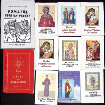LOT 11 CARTICELE RELIGIOASE: FUMATUL ESTE UN PACAT?, ACATISTE, CARTE DE RUGACIUNI