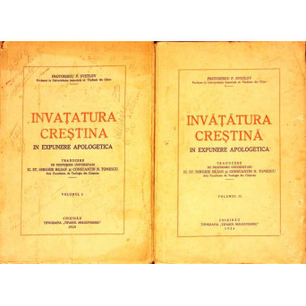 INVATATURA CRESTINA IN EXPUNERE APOLOGETICA VOL.1-2