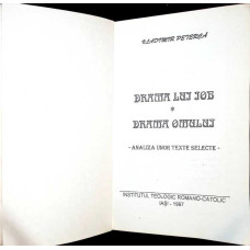DRAMA LUI IOB. DRAMA OMULUI. ANALIZA UNOR TEXTE SELECTE DRAMA LUI IOB. DRAMA OMULUI. ANALIZA UNOR TEXTE SELECTE
