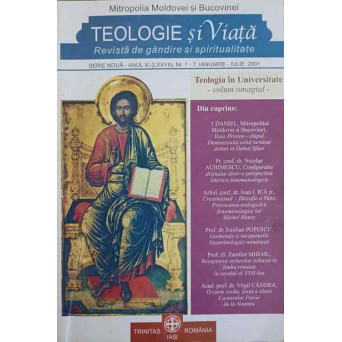 TEOLOGIE SI VIATA REVISTA DE GANDIRE SI SPIRITUALITATE NR.1-7, 2001