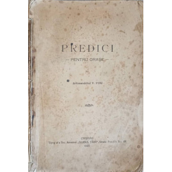 PREDICI PENTRU ORASE