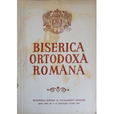 BISERICA ORTODOXA ROMANA. BULETINUL OFICIAL AL PATRIARHIEI ROMANE NR.1-6 IANUARIE-IUNIE 1997