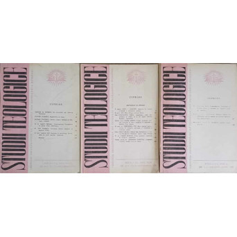 SET 3 NUMERE STUDII TEOLOGICE, REVISTA FACULTATILOR DE TEOLOGIE DIN PATRIARHIA ROMANA (1995, 1997, 1998)