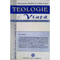 TEOLOGIE SI VIATA. REVISTA DE GANDIRE SI SPIRITUALITATE CRESTINA NR.1-6, IANUARIE-IUNIE 1997 TEOLOGIE SI VIATA. REVISTA DE GANDIRE SI SPIRITUALITATE CRESTINA NR.1-6, IANUARIE-IUNIE 1997