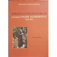 MARTURII ALE INCHINATORILOR, CUVIOSUL PAISIE AGHIORATUL 1924-1994 VOL.2