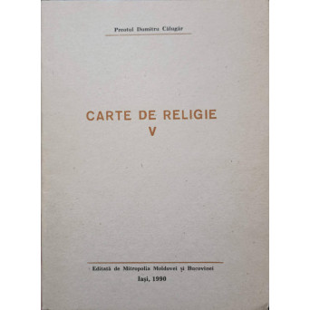 CARTE DE RELIGIE V