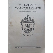 MITROPOLIA MOLDOVEI SI SUCEVEI. REVISTA OFICIALA A ARHIEPISCOPIEI IASILOR. ANUL LXV, NR.3, MAI-IUNIE 1989