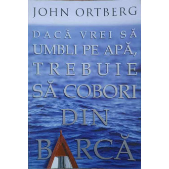 DACA VREI SA UMBLI PE APA, TREBUIE SA COBORI DIN BARCA
