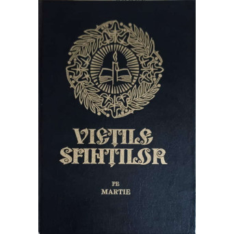VIETILE SFINTILOR PE MARTIE