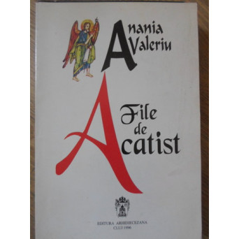 FILE DE ACATIST. VERSURI
