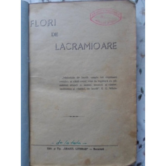 FLORI DE LACRAMIOARE. CANTECE CRESTINE PE PARTITURI