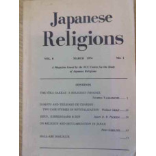 JAPANESE RELIGIONS VOL.8 MARCH 1974