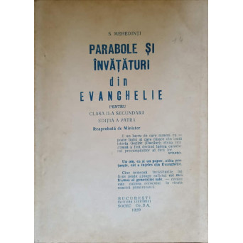 PARABOLE SI INVATATURI DIN EVANGHELIE