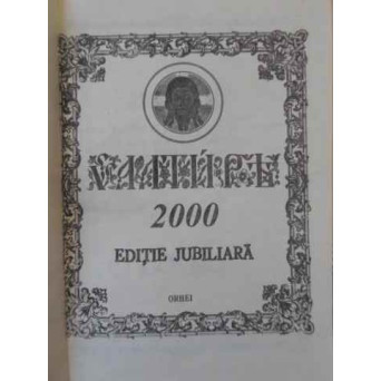 PSALTIREA EDITIE JUBILIARA (IN LIMBA ROMANA CU CARACTERE CHIRILICE)