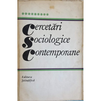 CERCETARI SOCIOLOGICE CONTEMPORANE