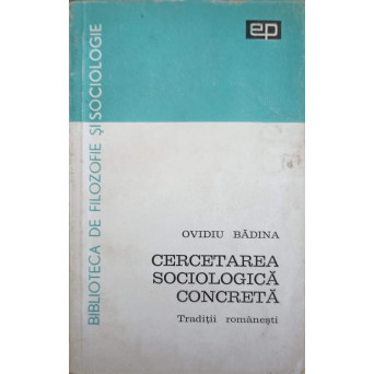CERCETAREA SOCIOLOGICA CONCRETA