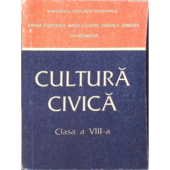 CULTURA CIVICA, CLASA A VIII-A