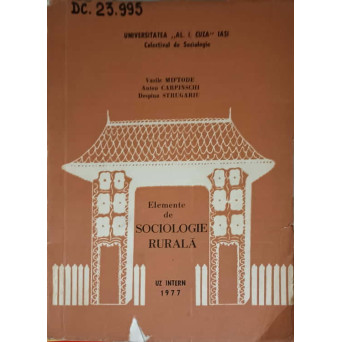 ELEMENTE DE SOCIOLOGIE RURALA