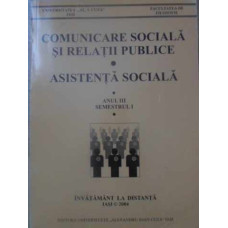 COMUNICARE SOCIALA SI RELATII PUBLICE. ASISTENTA SOCIALA ANUL III, SEMESTRUL I
