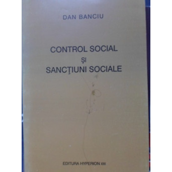 CONTROL SOCIAL SI SANCTIUNI SOCIALE