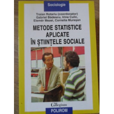 METODE STATISTICE APLICATE IN STIINTELE SOCIALE