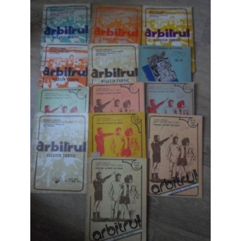 ARBITRUL BULETIN TEHNIC. COLECTIE DE 13 NUMERE, ANII 1984-1988, 1991