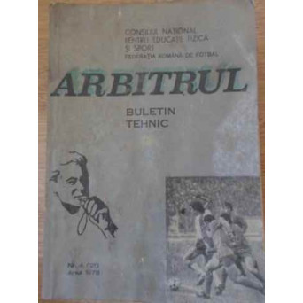 ARBITRUL BULETIN TEHNIC NR.4(21), ANUL 1978