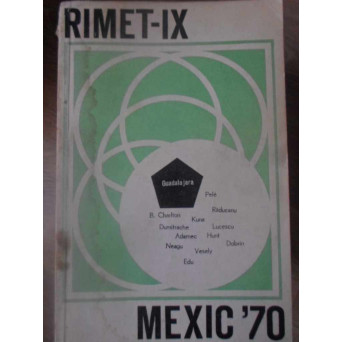 RIMET IX - MEXIC 70. CAMPIONATELE MONDIALE DE FOTBAL