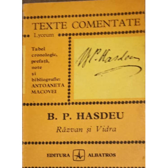RAZVAN SI VIDRA, TEXTE COMENTATE