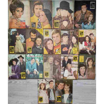 LOT 15 NUMERE DIN REVISTA ALMANAH CINEMA PE ANII 1971-1974,1976-1985, 1987
