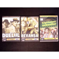 SET 3 DVD-URI CU FILME ROMANESTI: REVANSA, DUELUL, SAPTAMANA NEBUNILOR
