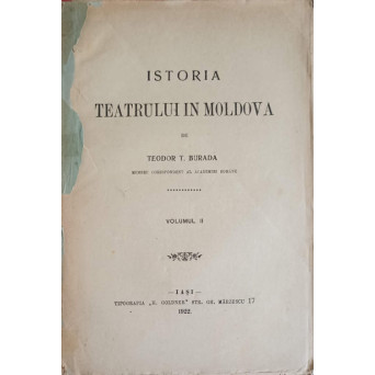 ISTORIA TEATRULUI IN MOLDOVA VOL.2