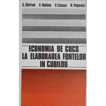 ECONOMIA DE COCS LA ELABORAREA FONTELOR IN CUBILOU